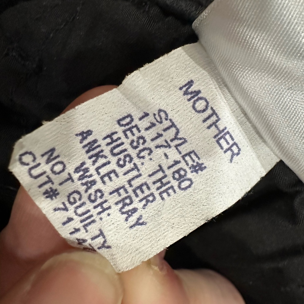 Mother The Hustler Ankle Fray Jeans in Not Guilty - Picture 6 of 10